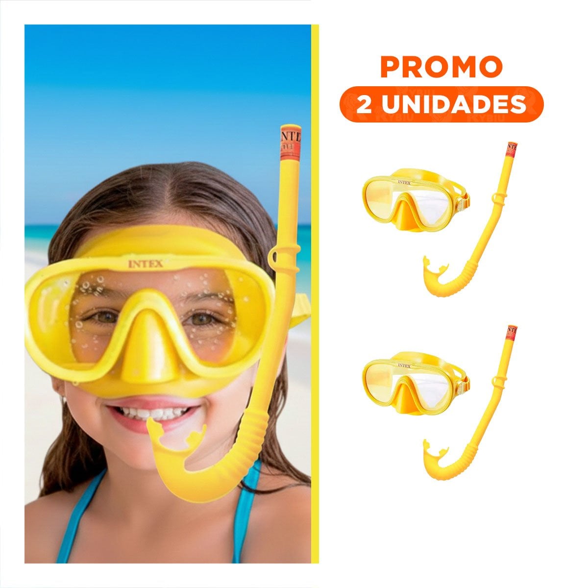 PACK2 PACK DE AGUA AMARILLO PARA MOMENTOS DE DIVERSION - 1
