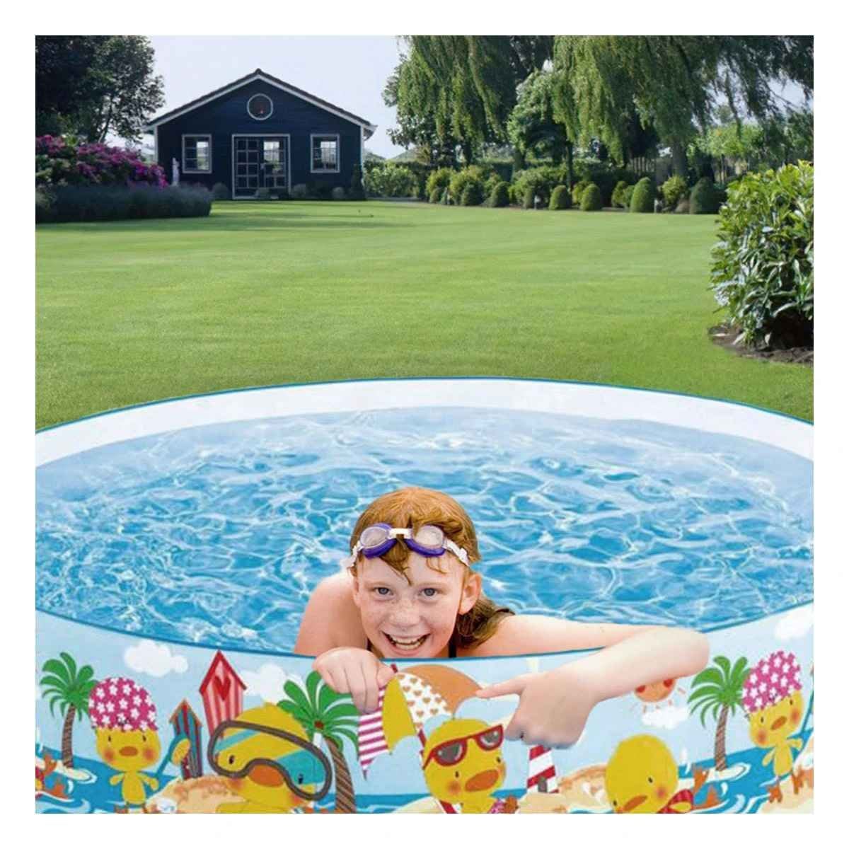 PACK6 OPCION INFLABLE PARA HOGAR Y PATIO CON DISENO TROPICAL Y SENSACION FRESCA Y+PAPEL REGALO - 2