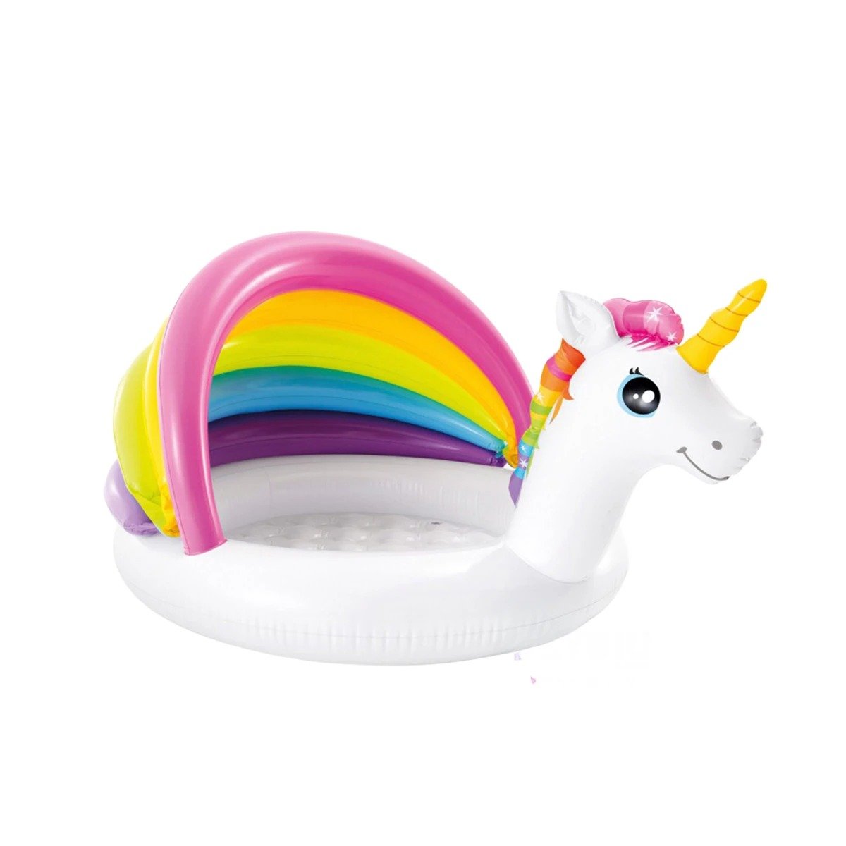 PACK2 ZONA DE AGUA BEBE UNICORNIO 1,27 X 1,02 X 69 CM INFLABLE PARA VERANO Y+REGALO STICKER - 2