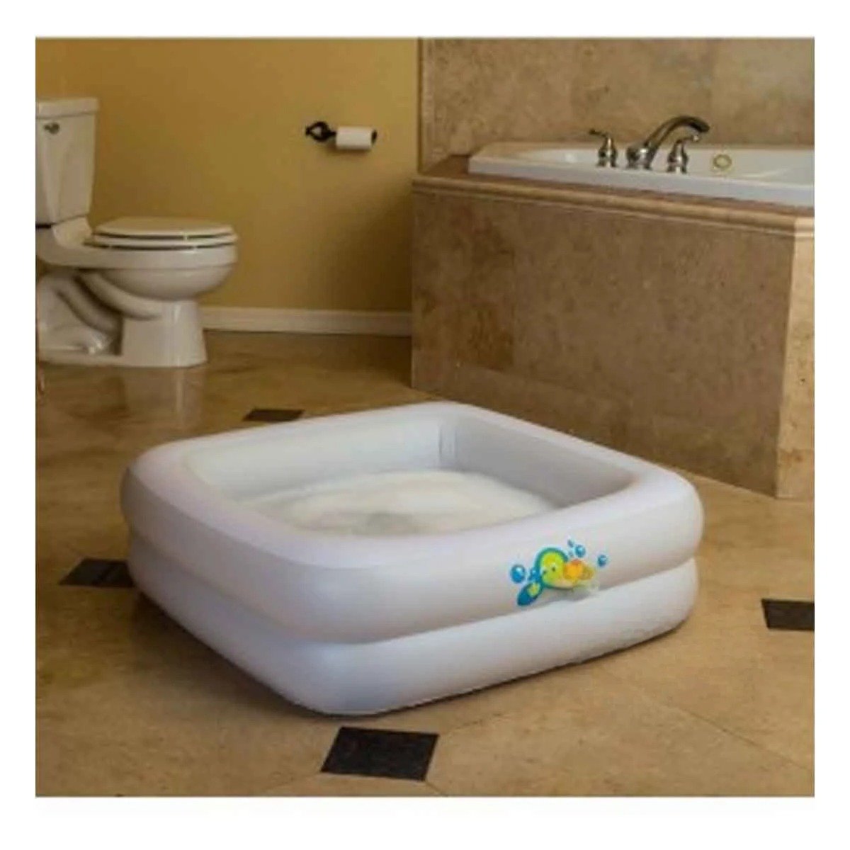 PACK4 ZONA DE AGUA 86X86X25 CM COMPACTA PARA JUEGOS ACUATICOS EN CASA Y+PAPEL REGALO - 2