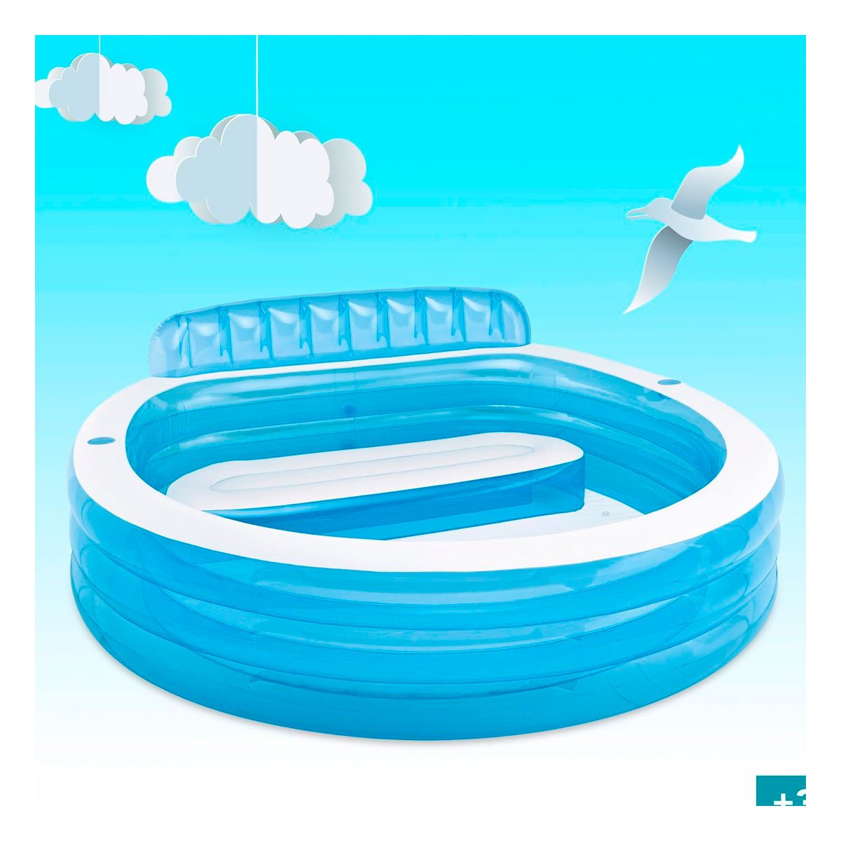 PACK2 OPCION INFLABLE CON SILLON PARA HOGAR Y VERANO EN PATIO EXTERIOR - 3