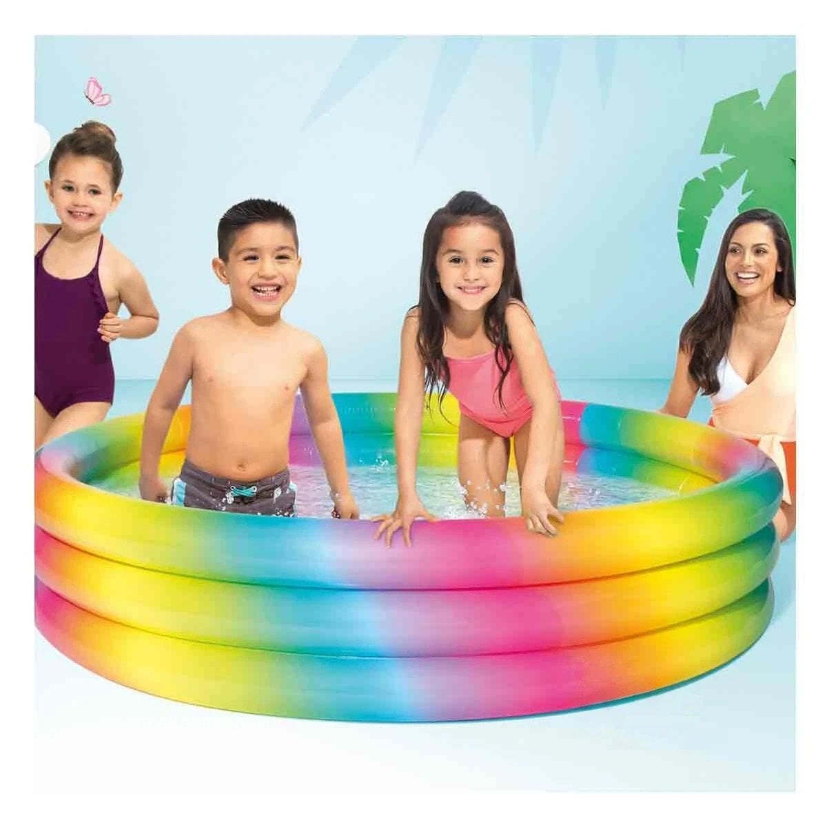 PACK4 AREA DE COLORES DE BOLAS 168 X 38 CM PARA DIVERSION EN CASA Y+REGALO STICKER - 3