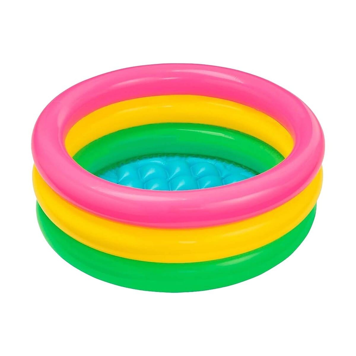 PACK2 AREA DE JUEGOS ARCOIRIS INFLABLE INFANTIL 86 X 25 CM PARA VERANO Y+REGALO STICKER - 2