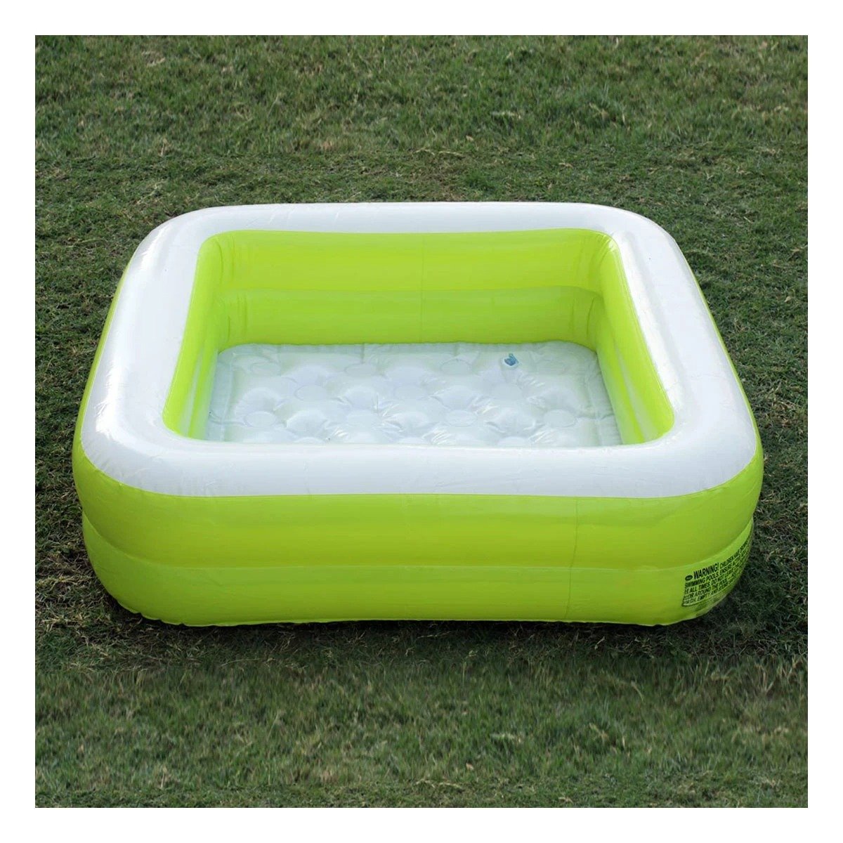 PACK6 PILETA ACOLCHADA VERDE 85X85X23CM PARA JUEGOS EN EL HOGAR Y+PAPEL REGALO - 2