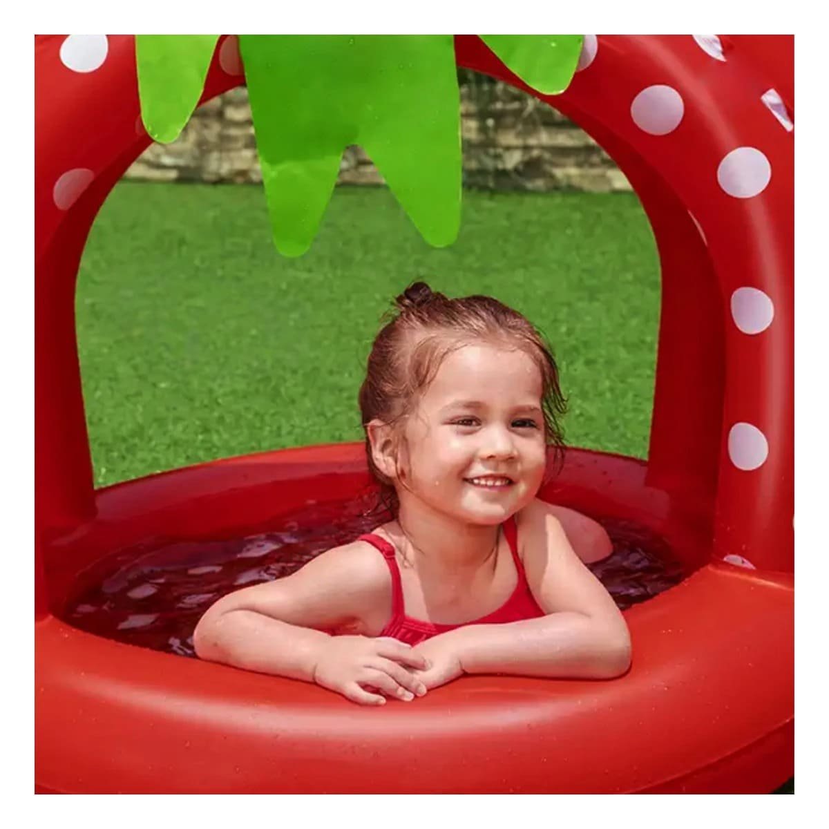 PACK4 PISCINA FRESITA INFLABLE PARA CASA Y JARDIN CON AMBIENTE VERANO Y+REGALO STICKER - 3