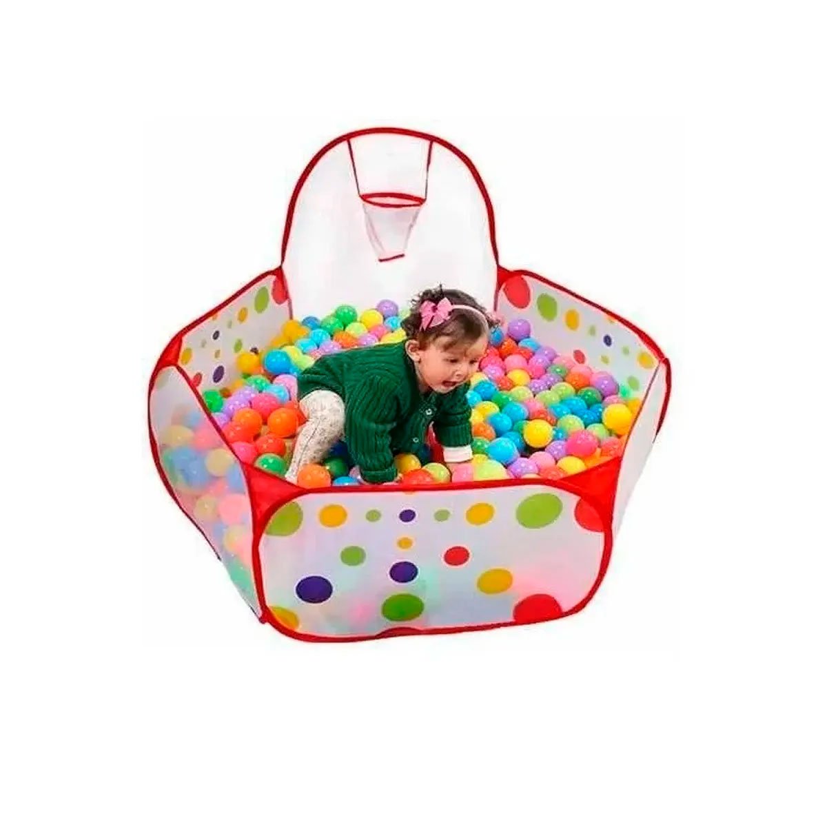 PACK6 ESTACION INFANTIL DE PELOTAS PARA HOGAR EN CASA CON USO DIARIO Y+REGALO STICKER - 2