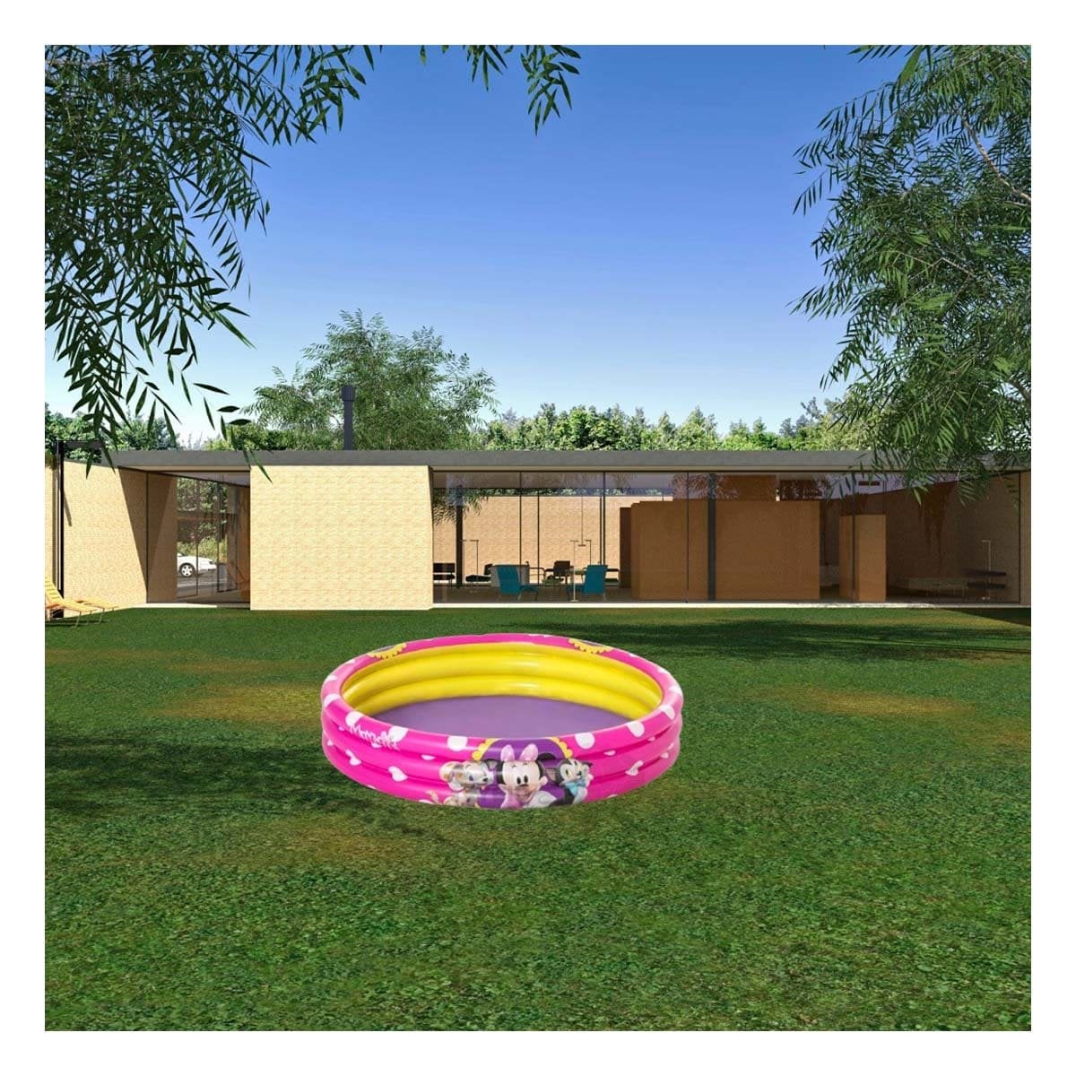PACK2 TINA INFLABLE DE USO INFANTIL PARA JUEGO ACUATICO EN CASA Y+PAPEL REGALO - 2