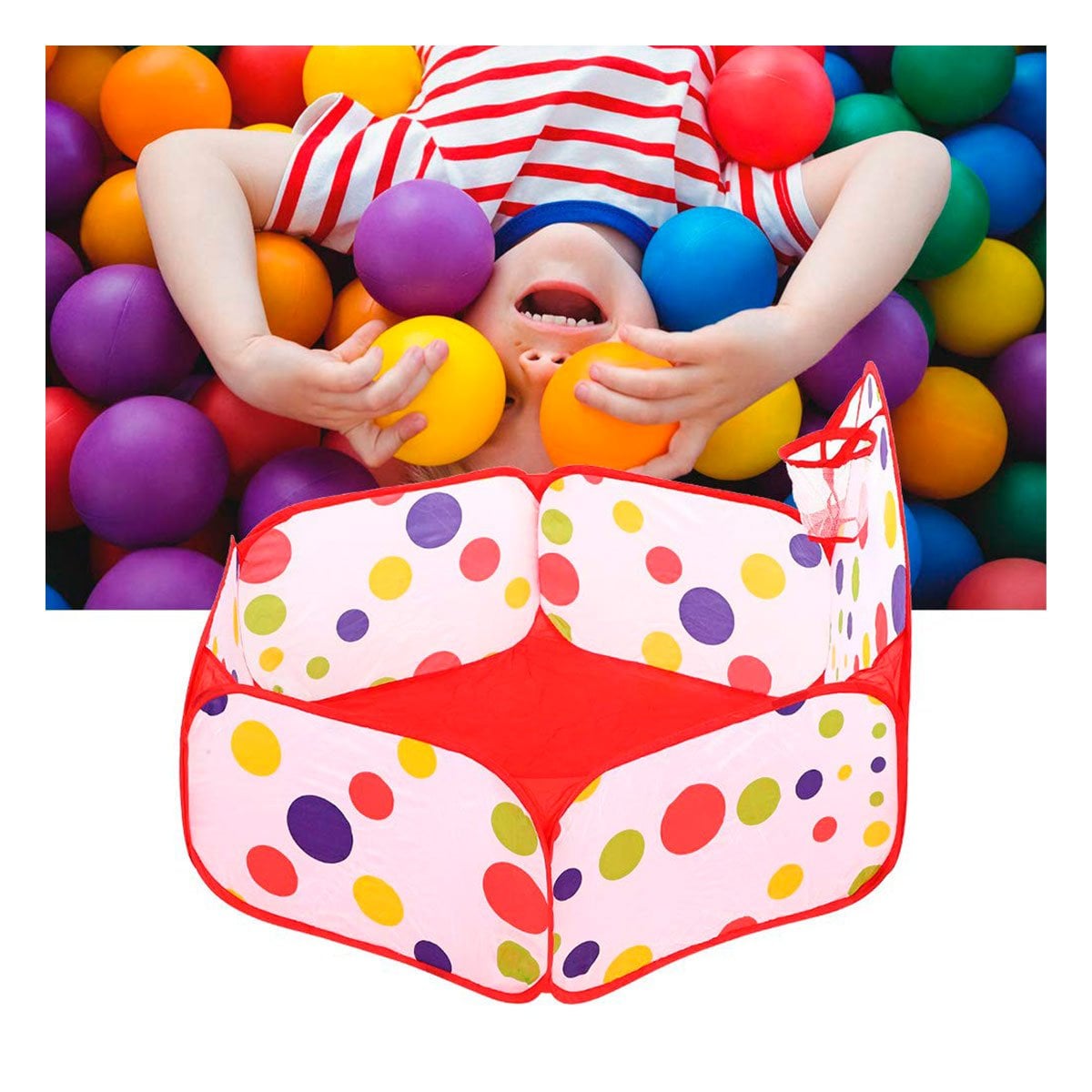PACK2 ESTACION RECREATIVA DE PELOTAS PARA HOGAR EN CASA CON AMBIENTE FESTIVO - 3
