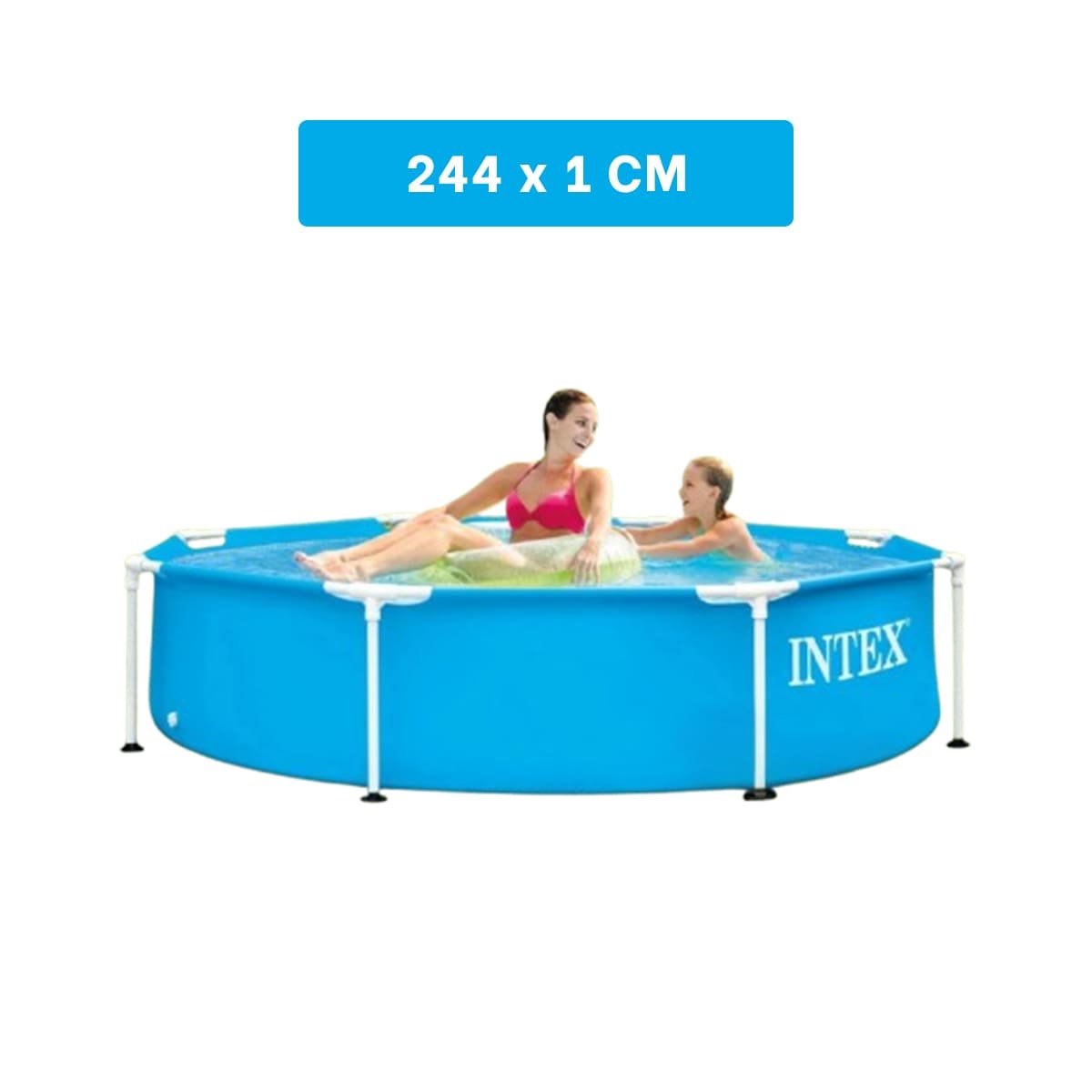 PACK2 PISCINA REDONDA PARA JUEGOS FAMILIARES 244 X 51 CM - 4