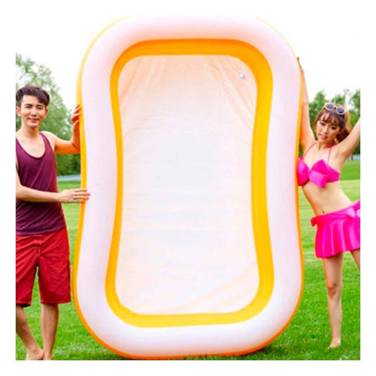 PACK2 PISCINA DOMESTICA INFLABLE PARA TERRAZA CON FORMATO COMODO Y ESTABLE - 3