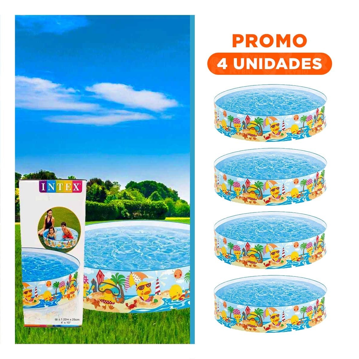 PACK4 ALTERNATIVA INFLABLE PARA PATIO Y HOGAR CON ESTILO TROPICAL Y+REGALO STICKER - 1