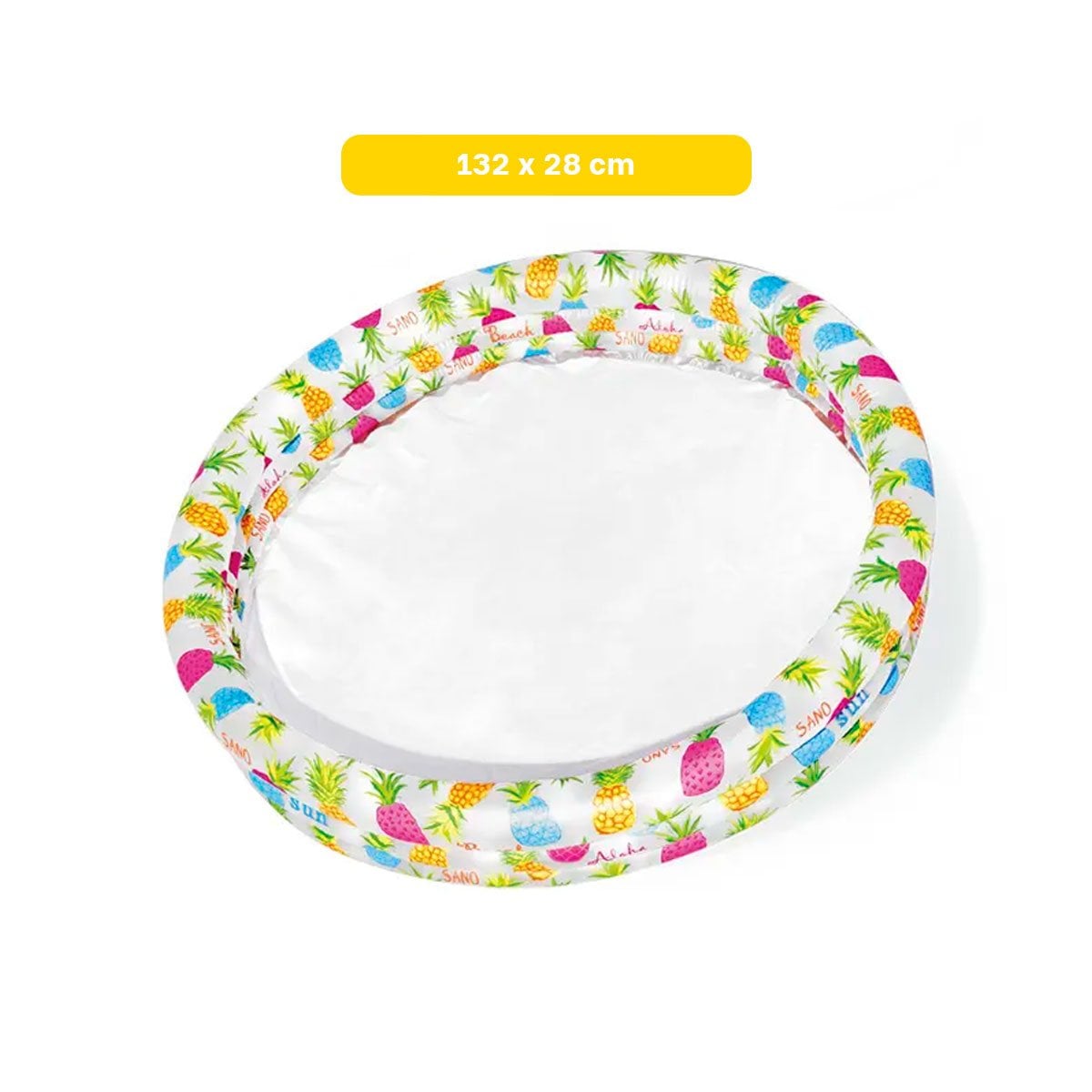 PACK4 TINA INFLABLE PARA JARDIN CON AMBIENTE TROPICAL Y USO FAMILIAR - 4