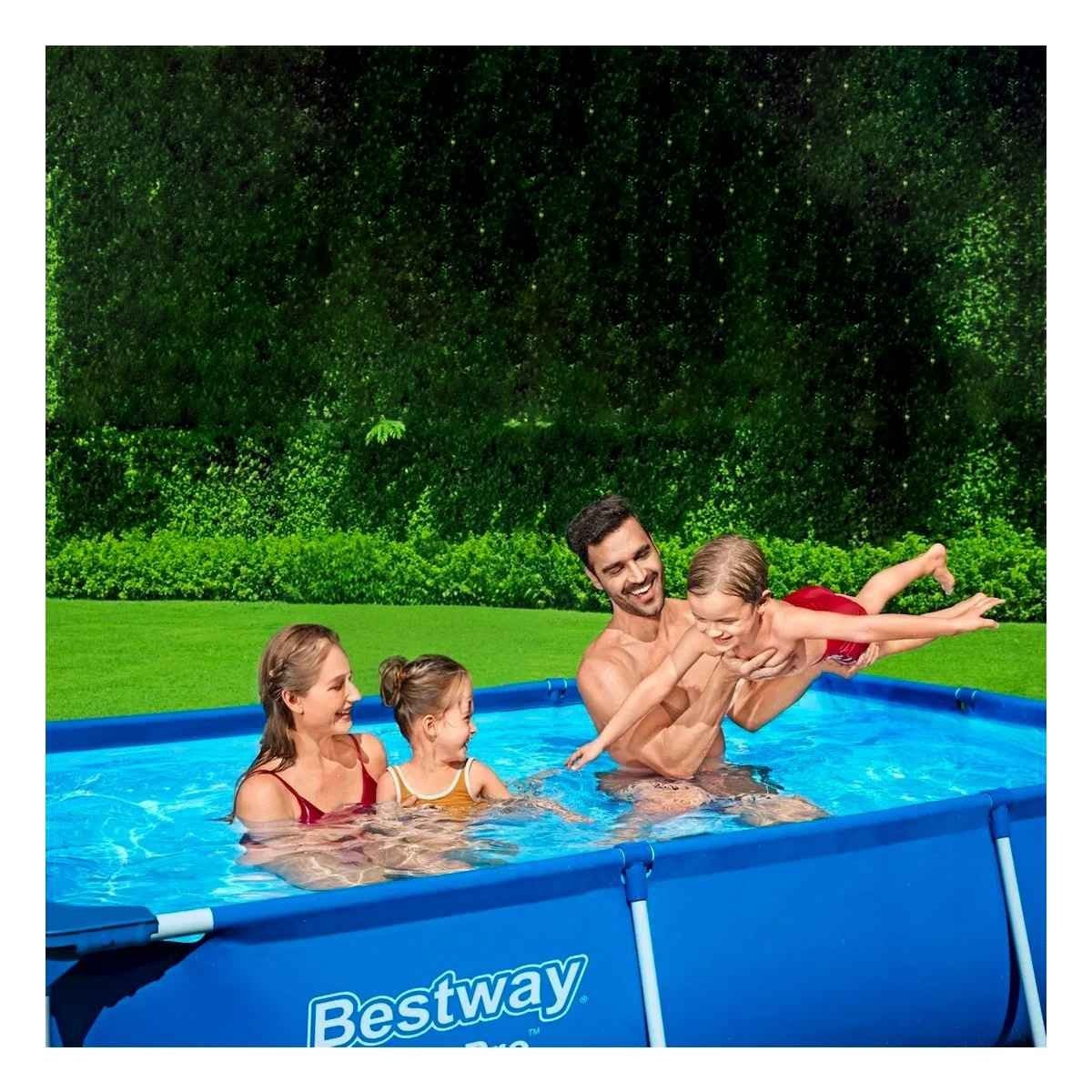 PACK2 TANQUE RECREATIVO RECTANGULAR RESISTENTE 259X170X61CM HOGAR Y+REGALO STICKER - 5