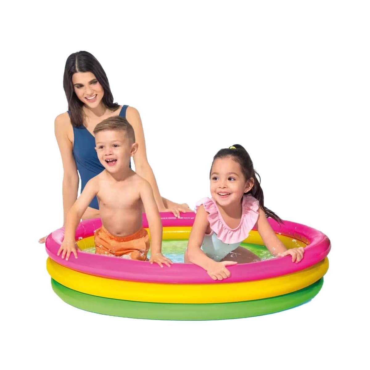 PACK6 ALEGRIA INFANTIL ARCOIRIS INFLABLE 147 X 33 CM PARA JUEGOS CASEROS Y+REGALO STICKER - 2