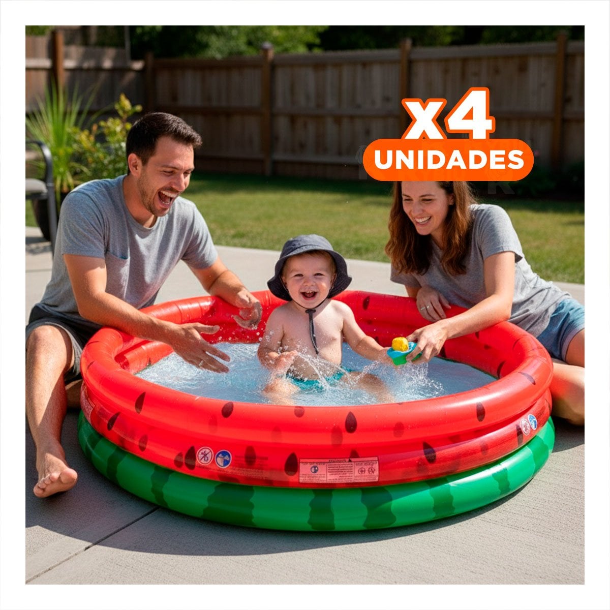 PACK4 ESTANQUE SANDILLA INFLABLE PARA EXTERIOR CON USO COMPARTIDO - 1