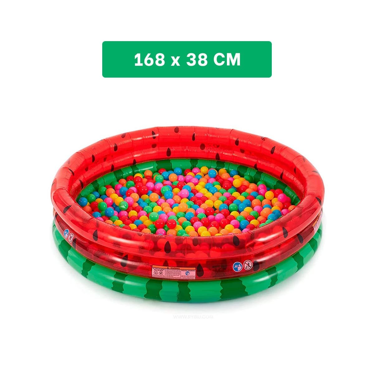PACK4 PISCINA SANDILLA INFLABLE PARA HOGAR CON RECREACION AL AIRE LIBRE Y+PAPEL REGALO - 4