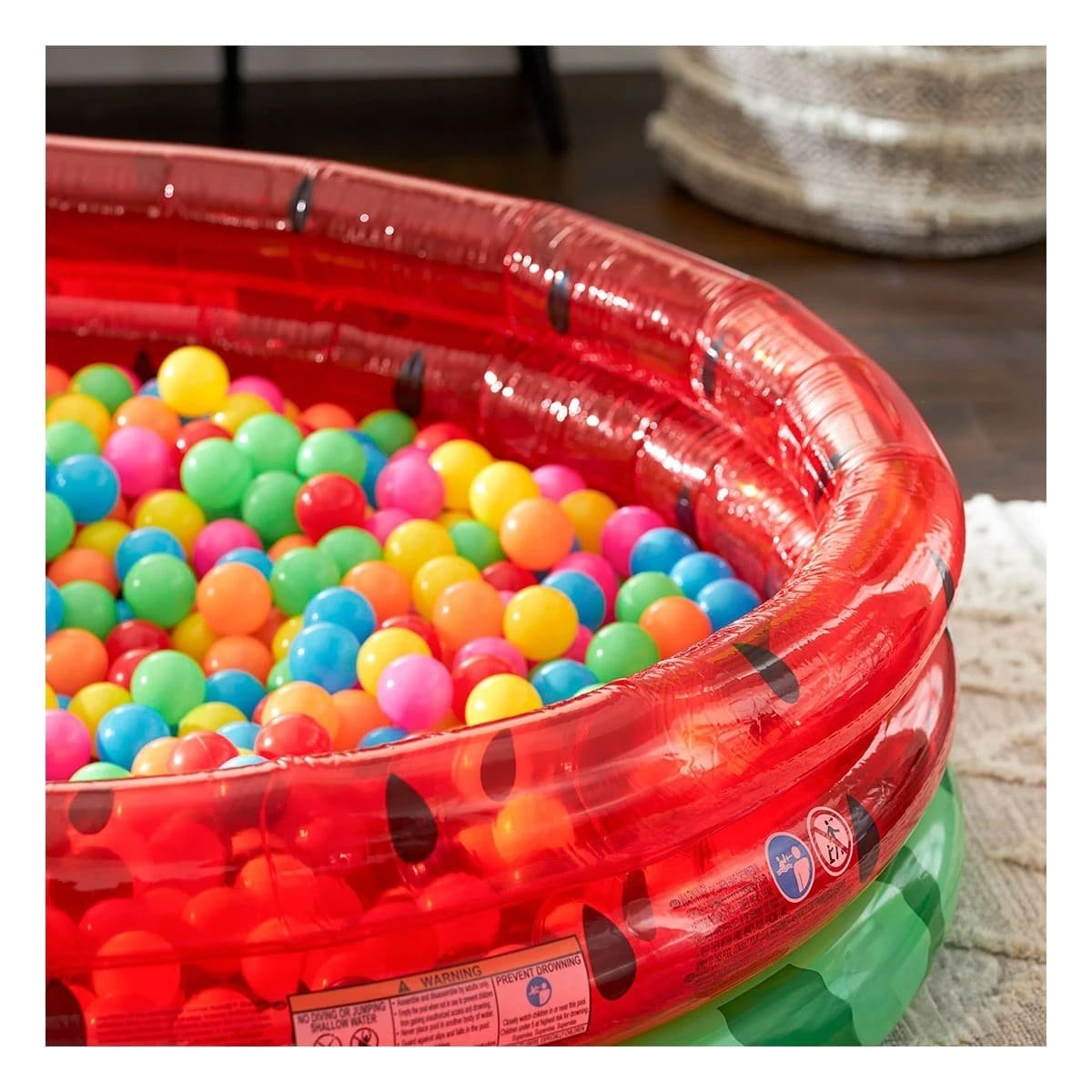 PACK4 PISCINA SANDILLA INFLABLE PARA HOGAR CON RECREACION AL AIRE LIBRE Y+PAPEL REGALO - 5