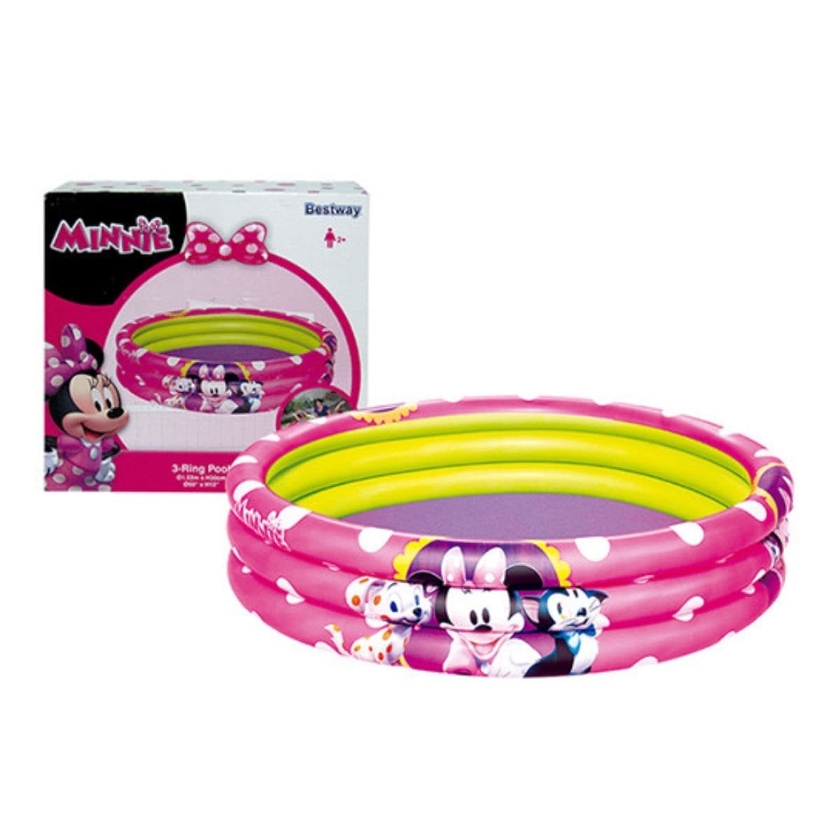 PACK6 ALBERCA INFLABLE INFANTIL PARA USO DIARIO EN CASA DURANTE VERANO Y+REGALO STICKER - 2