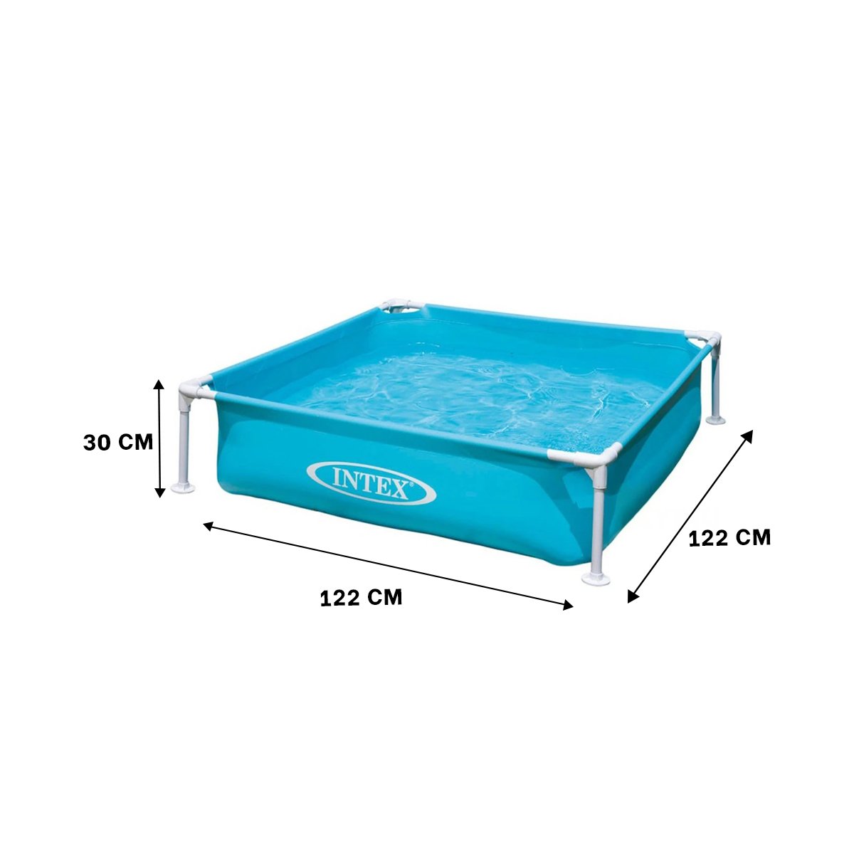 PACK2 AREA DE AGUA DESMONTABLE INFANTIL 1,22 X 1,22 X 30 CM PARA PATIO FAMILIAR Y+PAPEL REGALO - 4