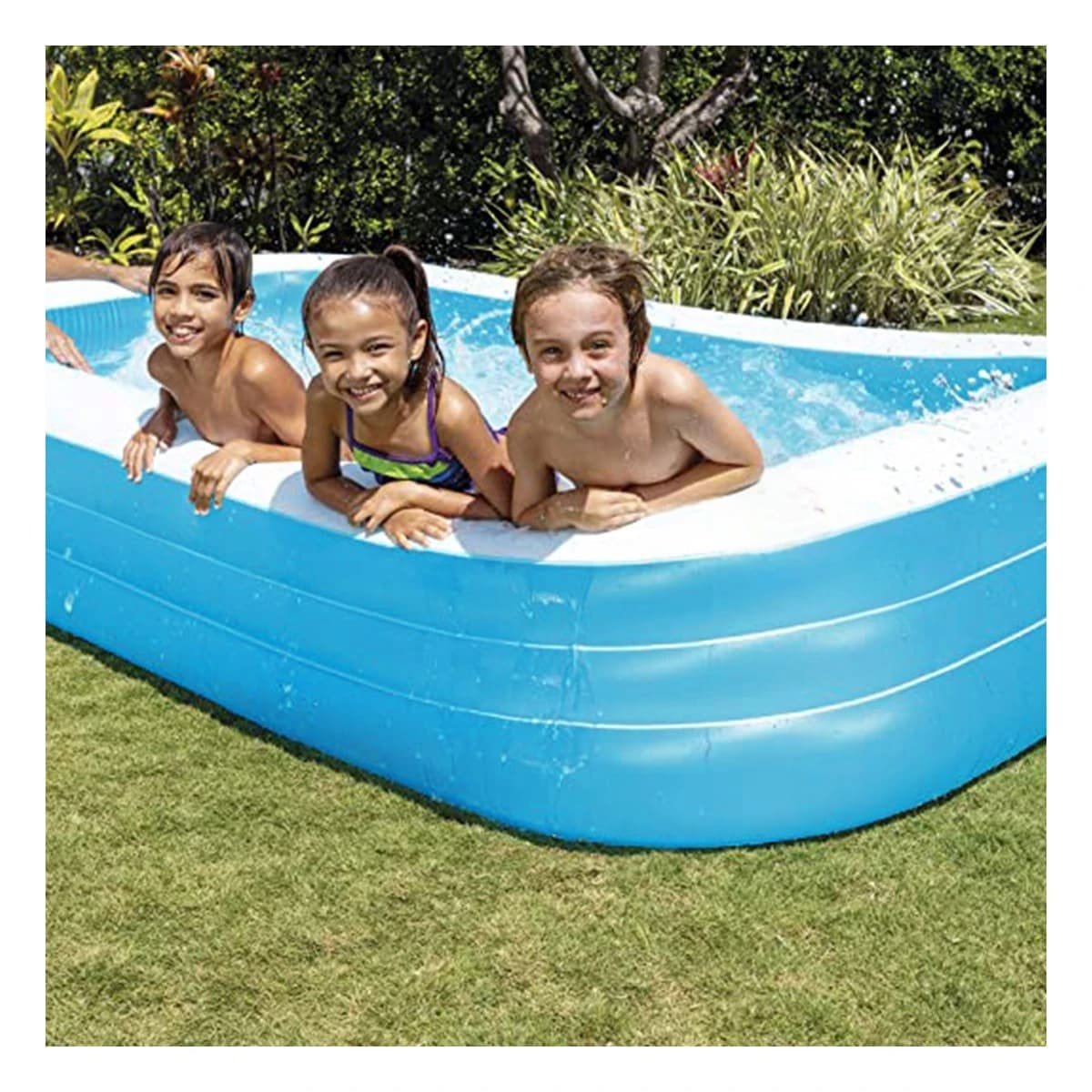 PACK2 TANQUE RECREATIVO RECTANGULAR AMPLIO 305X183X56CM EXTERIOR PLUS Y+PAPEL REGALO - 5