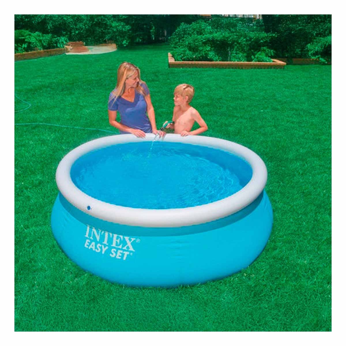 PACK2 SISTEMA INFLABLE REDONDO CON BORDE ACOLCHADO PARA HOGAR Y FRESCURA Y+REGALO STICKER - 3