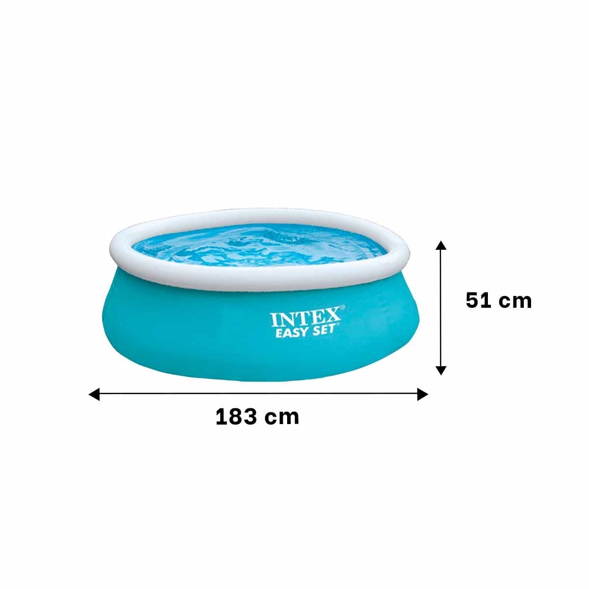 PACK2 SISTEMA INFLABLE REDONDO CON BORDE ACOLCHADO PARA HOGAR Y FRESCURA Y+REGALO STICKER - 4