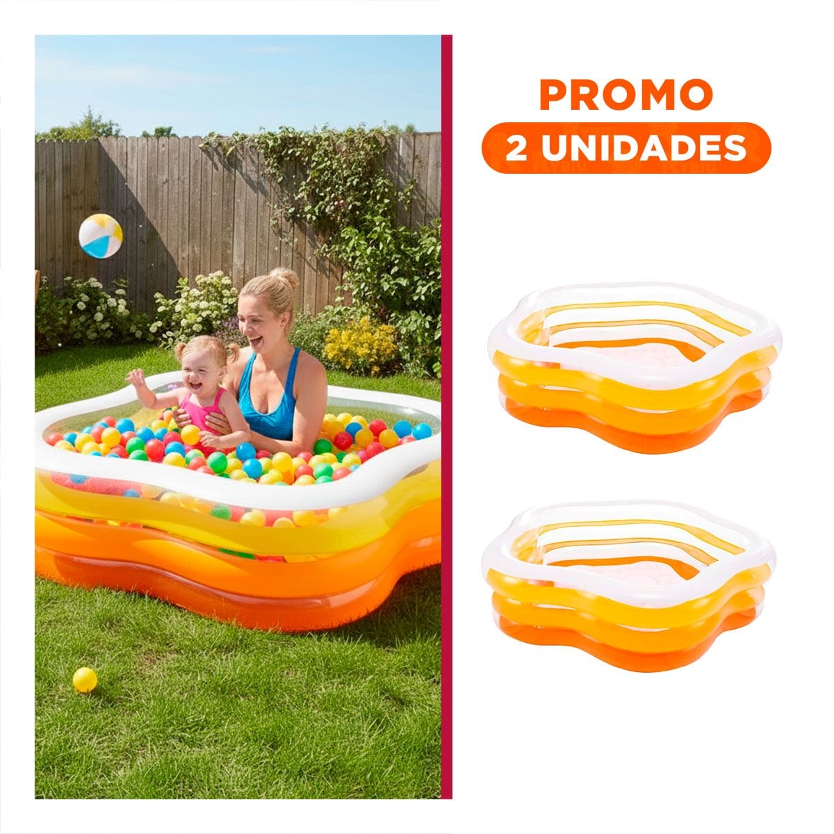PACK2 DESCANSO HEXAGONAL PARA EXTERIOR DEL HOGAR CON ESTILO SIMPLE Y FUNCIONAL - 1