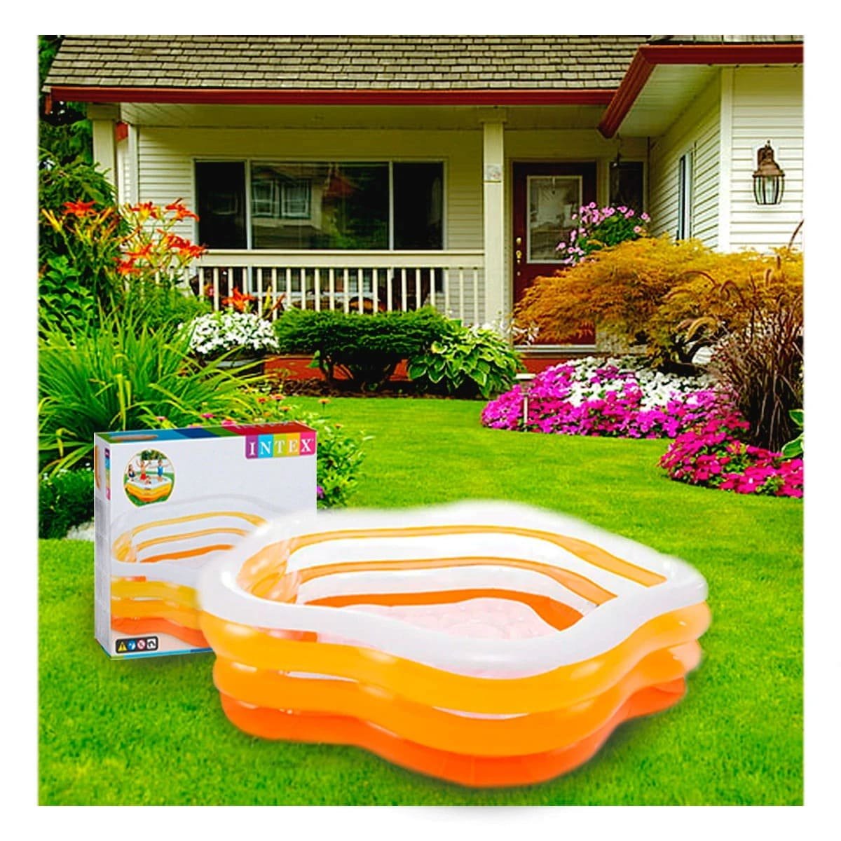 PACK2 DESCANSO HEXAGONAL PARA EXTERIOR DEL HOGAR CON ESTILO SIMPLE Y FUNCIONAL - 2
