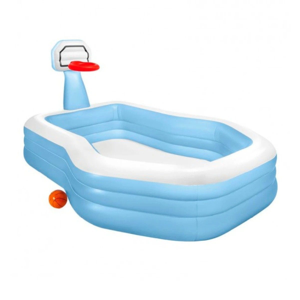 PACK2 ZONA DE AGUA INFANTIL 188 X 257 X 13 CM CON CANASTA DE BALONCESTO Y+REGALO STICKER - 2