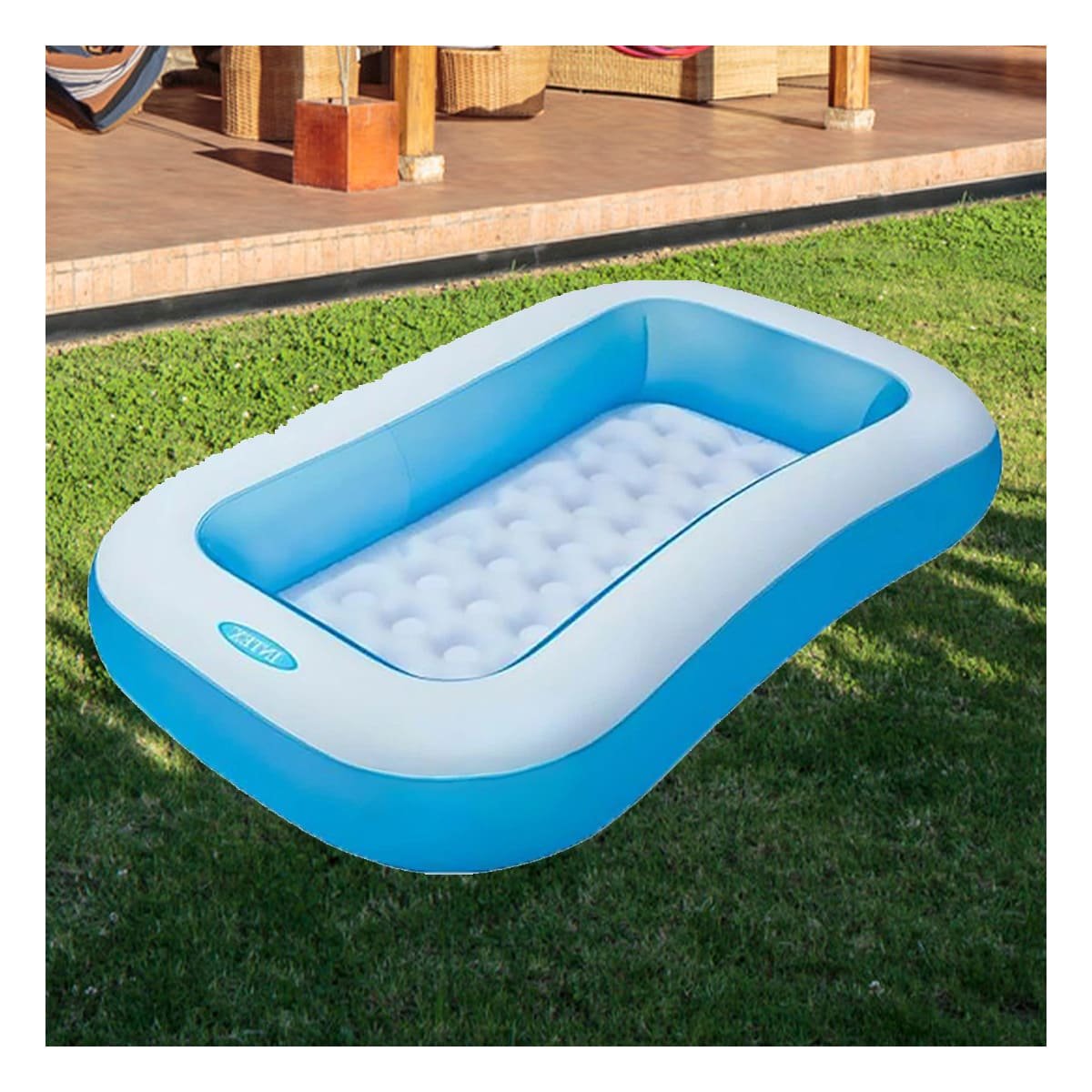 PACK4 TANQUE RECREATIVO RECTANGULAR GRANDE 168X100X28 CM FAMILIAR PLUS - 5
