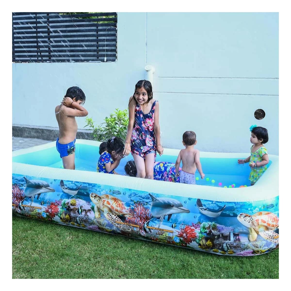 PACK2 ALBERCA TROPICAL PARA JARDIN CON AMBIENTE DE RECREACION Y DESCANSO EN CASA - 5