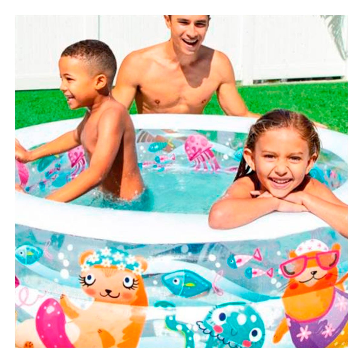 PACK2 CENTRO DE AGUA PARA JARDIN HOGAR Y CASA CON DISENO AMPLIO EXTERIOR Y+REGALO STICKER - 3