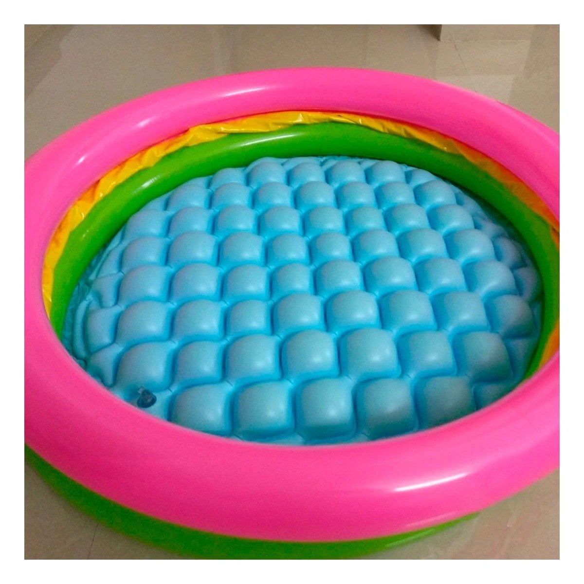 PACK4 PISCINA INFLABLE ARCOIRIS 61 X 22 CM PARA CENTRO DE AGUA EN HOGAR - 3