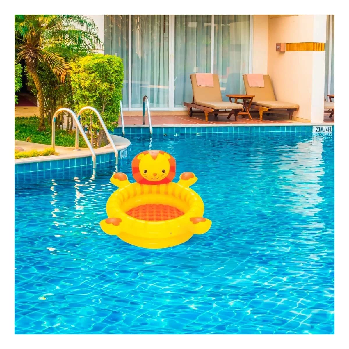 PACK2 PILETA LEON 111X98X61,5 CM INFANTIL PARA DIVERSION - 2