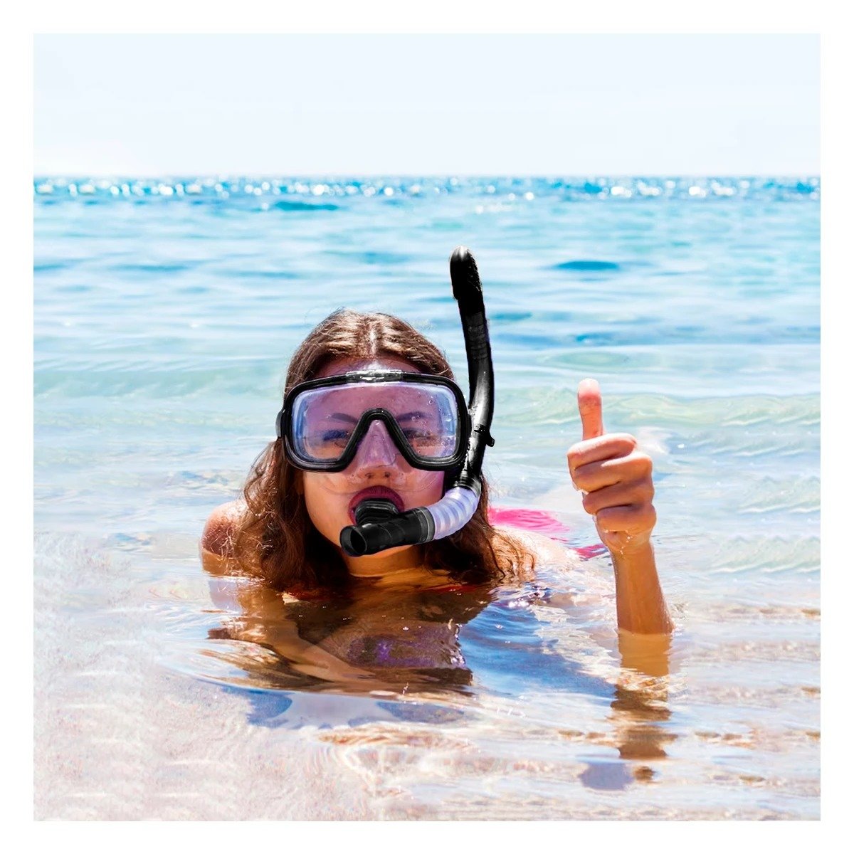 PACK4 ELEMENTOS MARINOS DE BUCEO 2 PCS CON LENTE DE VIDRIO Y+PAPEL REGALO - 2