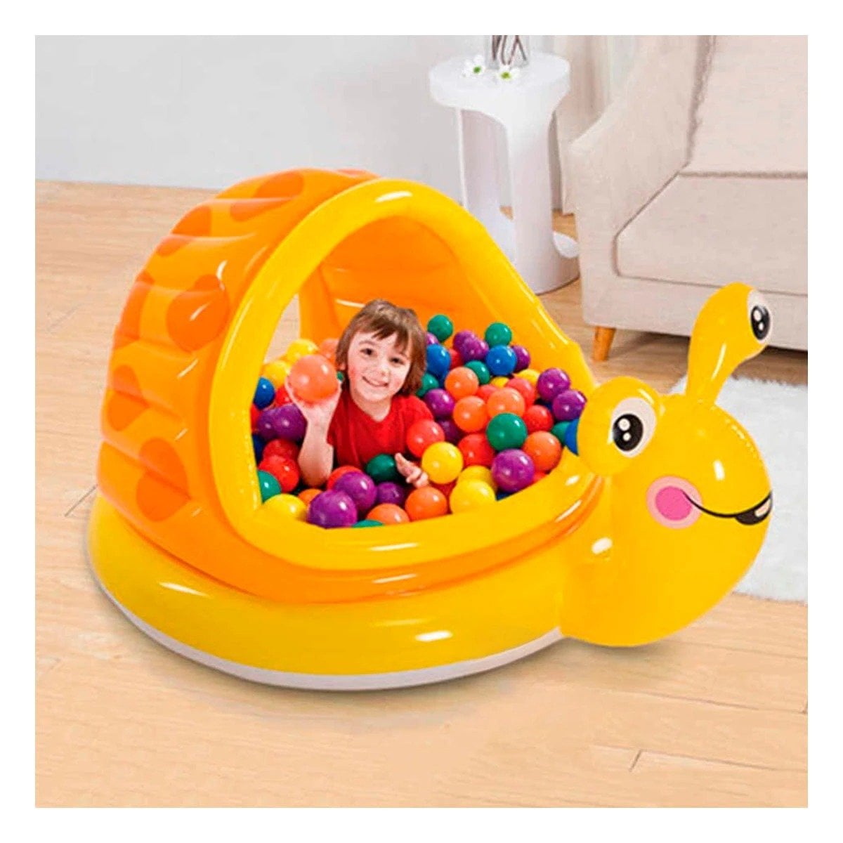 PACK4 ZONA DE AGUA CARACOL 145 X 102 X 74 CM AMPLIA PARA ACTIVIDADES DE VERANO Y+REGALO STICKER - 5