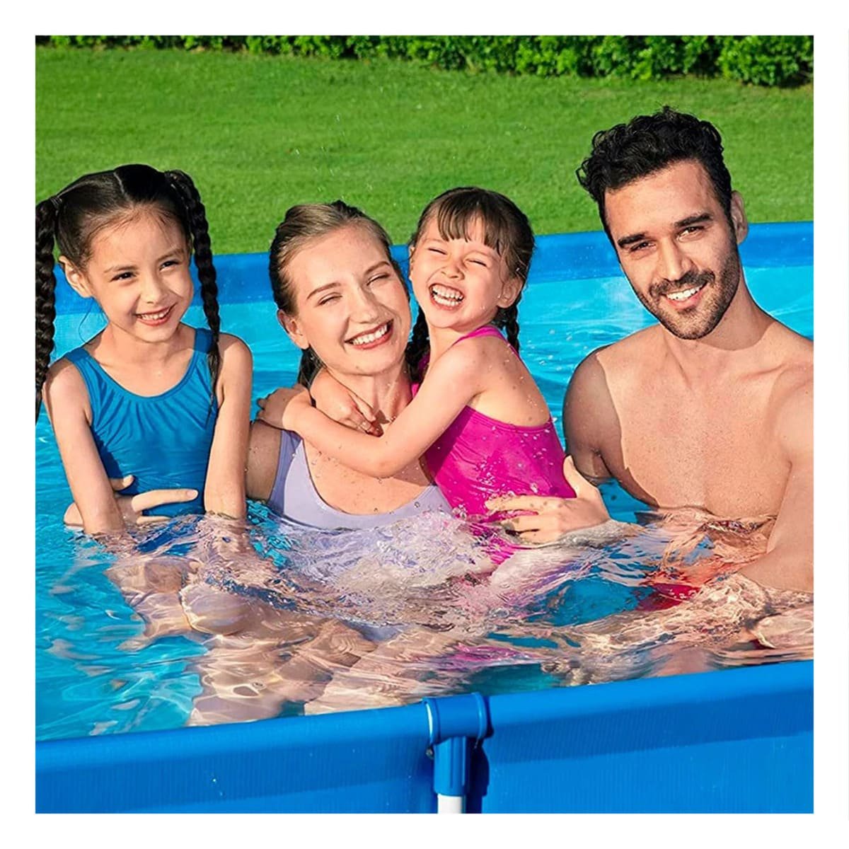 PACK2 TANQUE RECREATIVO RECTANGULAR PARANTE 260X160X65 CM PARA PATIO EXTERIOR - 5
