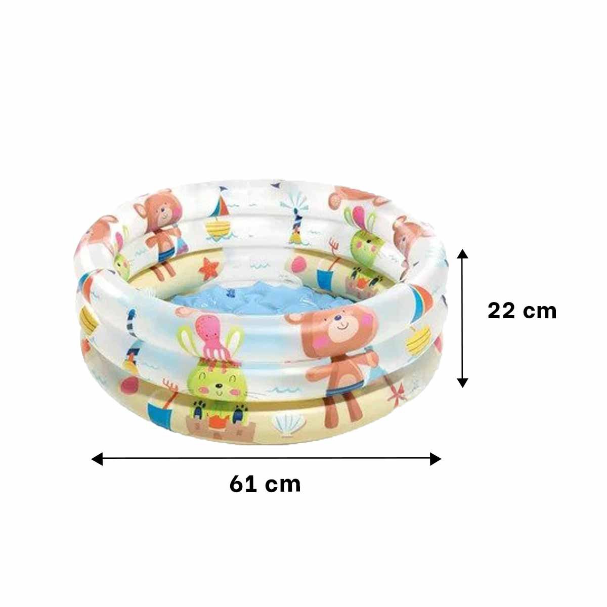 PACK4 ESPACIO RECREATIVO INFLABLE CON OSITOS PARA AGUA - 4