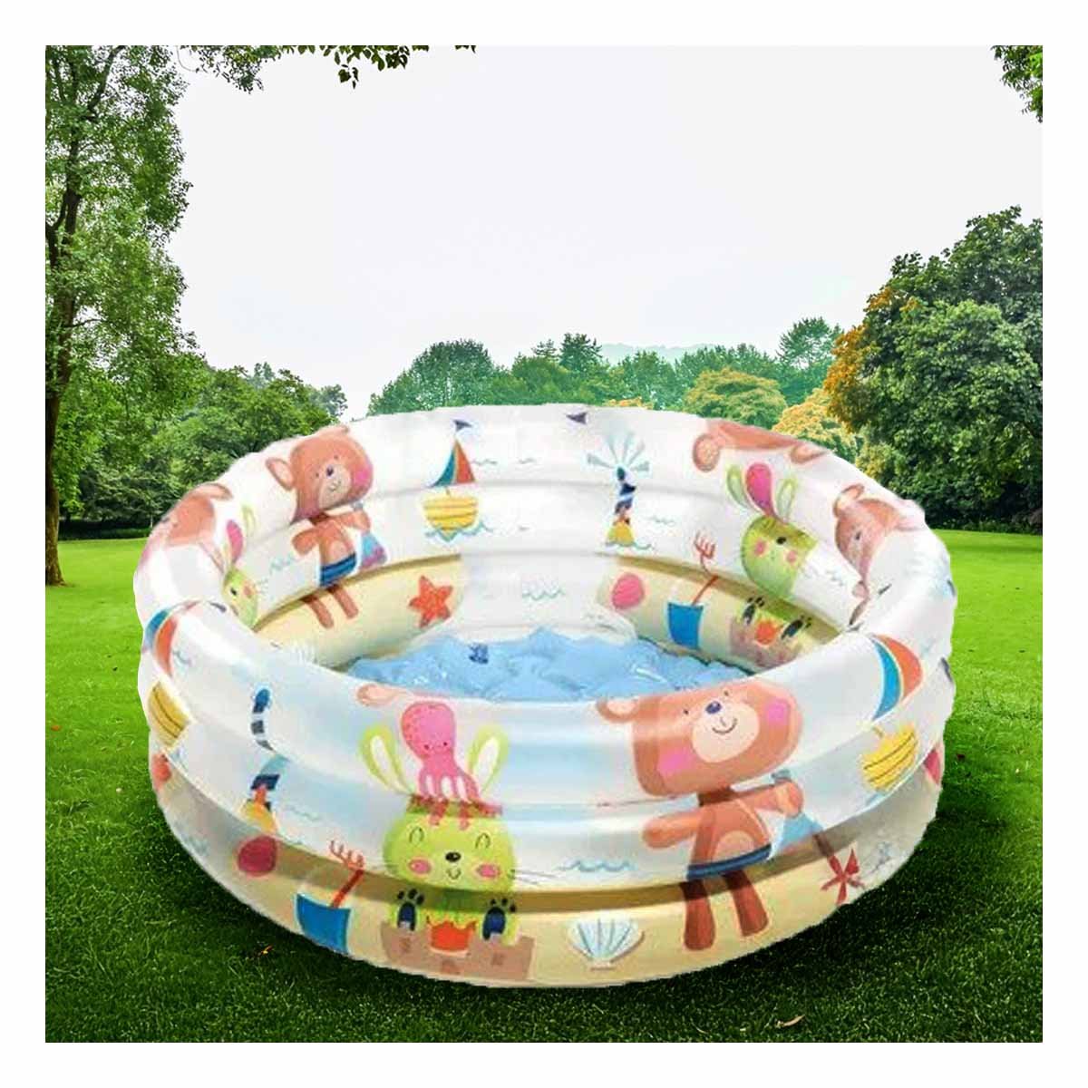 PACK4 ESPACIO RECREATIVO INFLABLE CON OSITOS PARA AGUA - 5