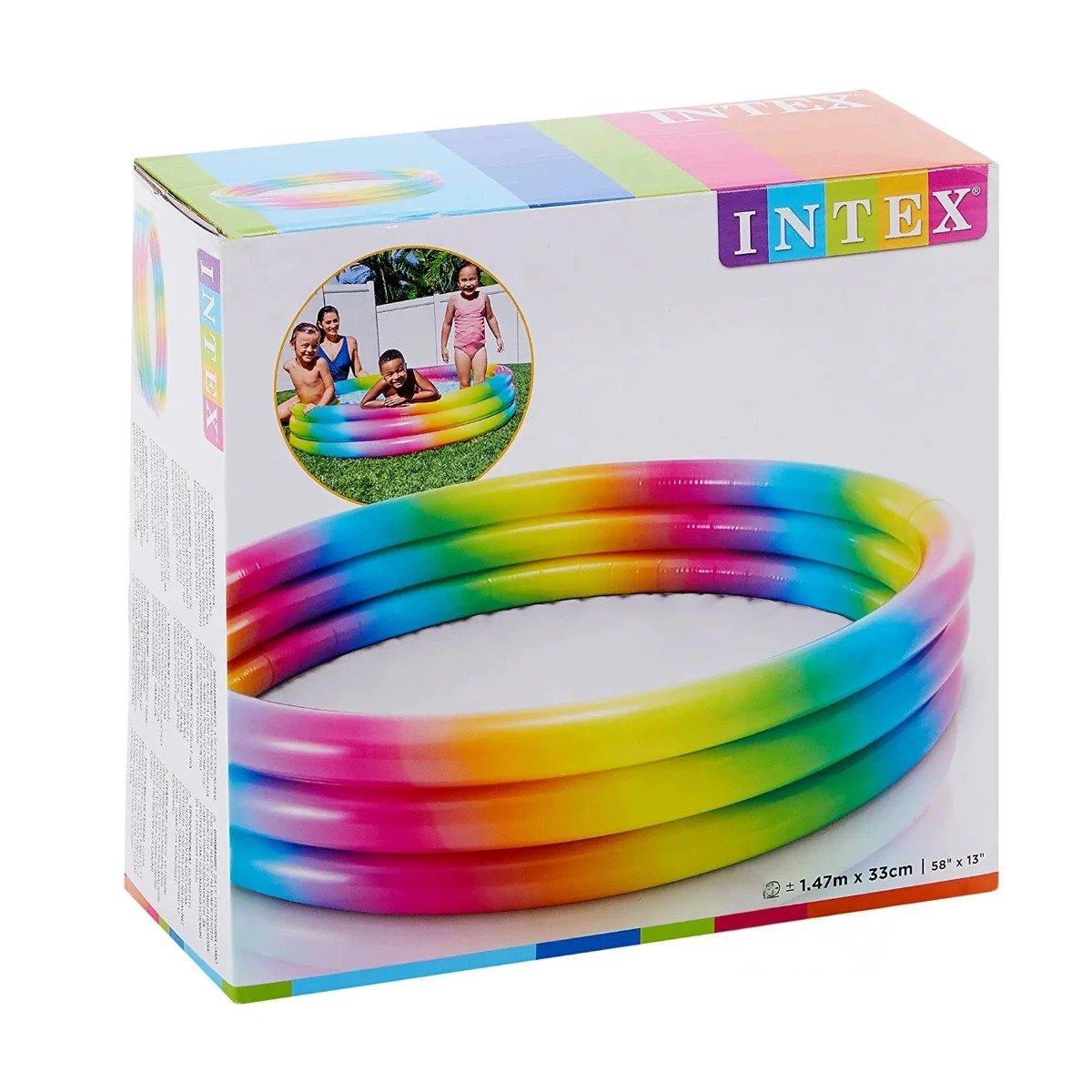 PACK4 AREA RECREATIVA DE COLORES 147 X 33 CM INFLABLE PARA USO DIARIO Y+PAPEL REGALO - 3