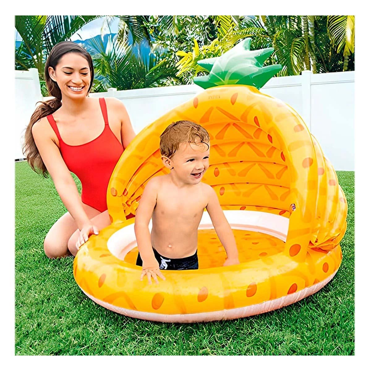 PACK2 CENTRO DE AGUA BEBE PINA 1,02 X 94 CM TROPICAL PARA DIVERSION REFRESCANTE - 2