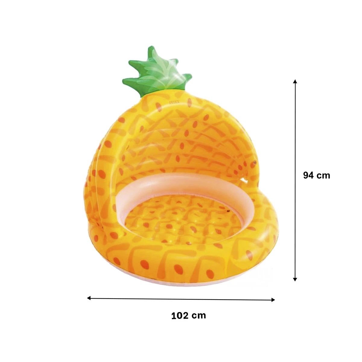 PACK2 CENTRO DE AGUA BEBE PINA 1,02 X 94 CM TROPICAL PARA DIVERSION REFRESCANTE - 4