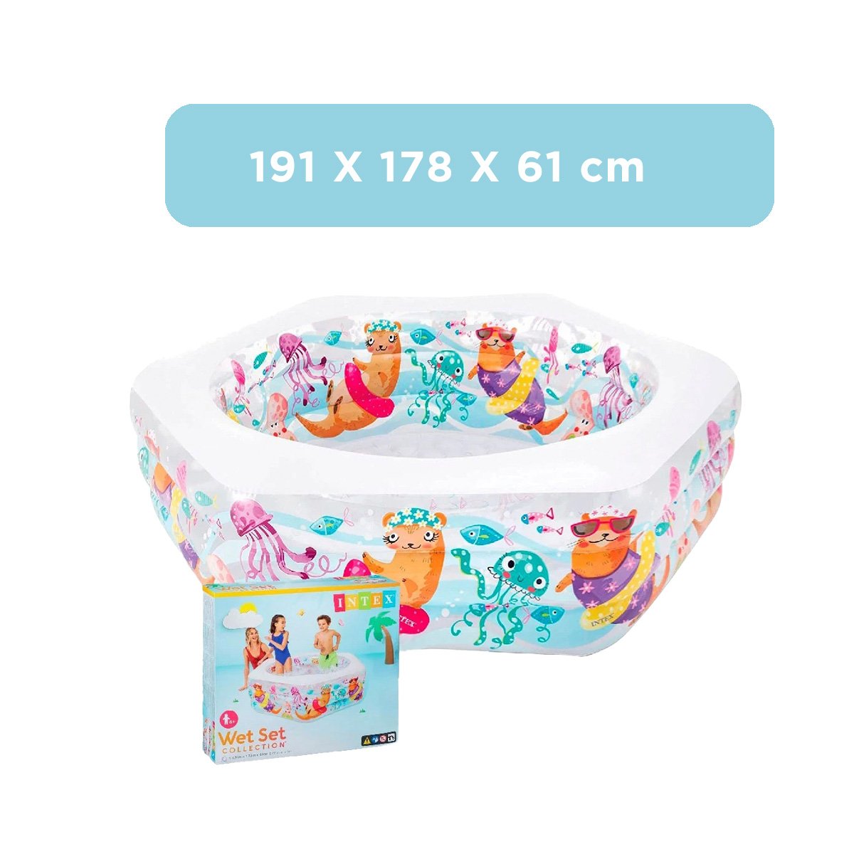 PACK2 AREA DE AGUA PARA JARDIN HOGAR Y CASA CON PAREDES FIRMES EXTERIOR Y+PAPEL REGALO - 4