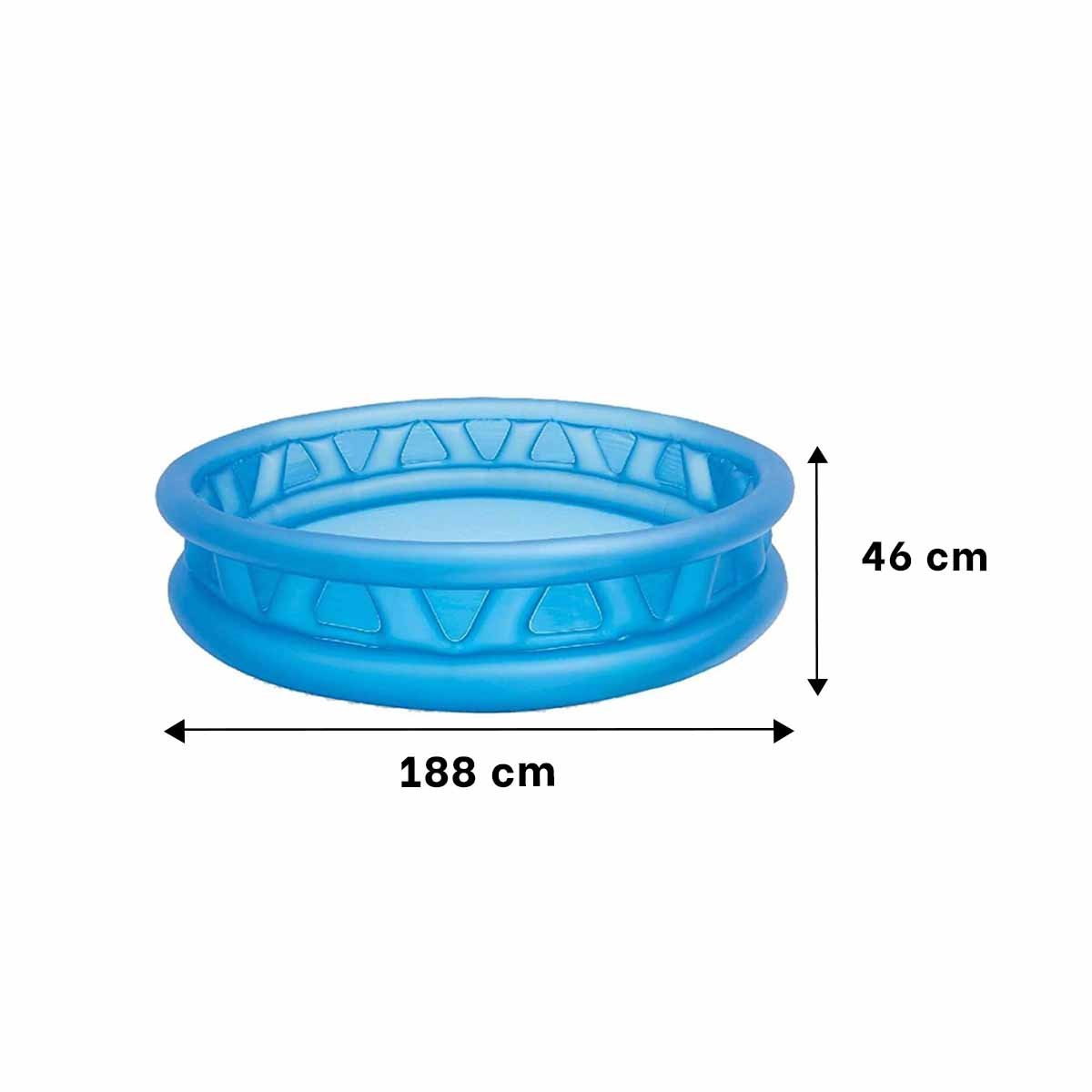 PACK2 PISCINA INFLABLE PARA HOGAR CON BASE SUAVE Y USO FAMILIAR EN VERANO Y+PAPEL REGALO - 4