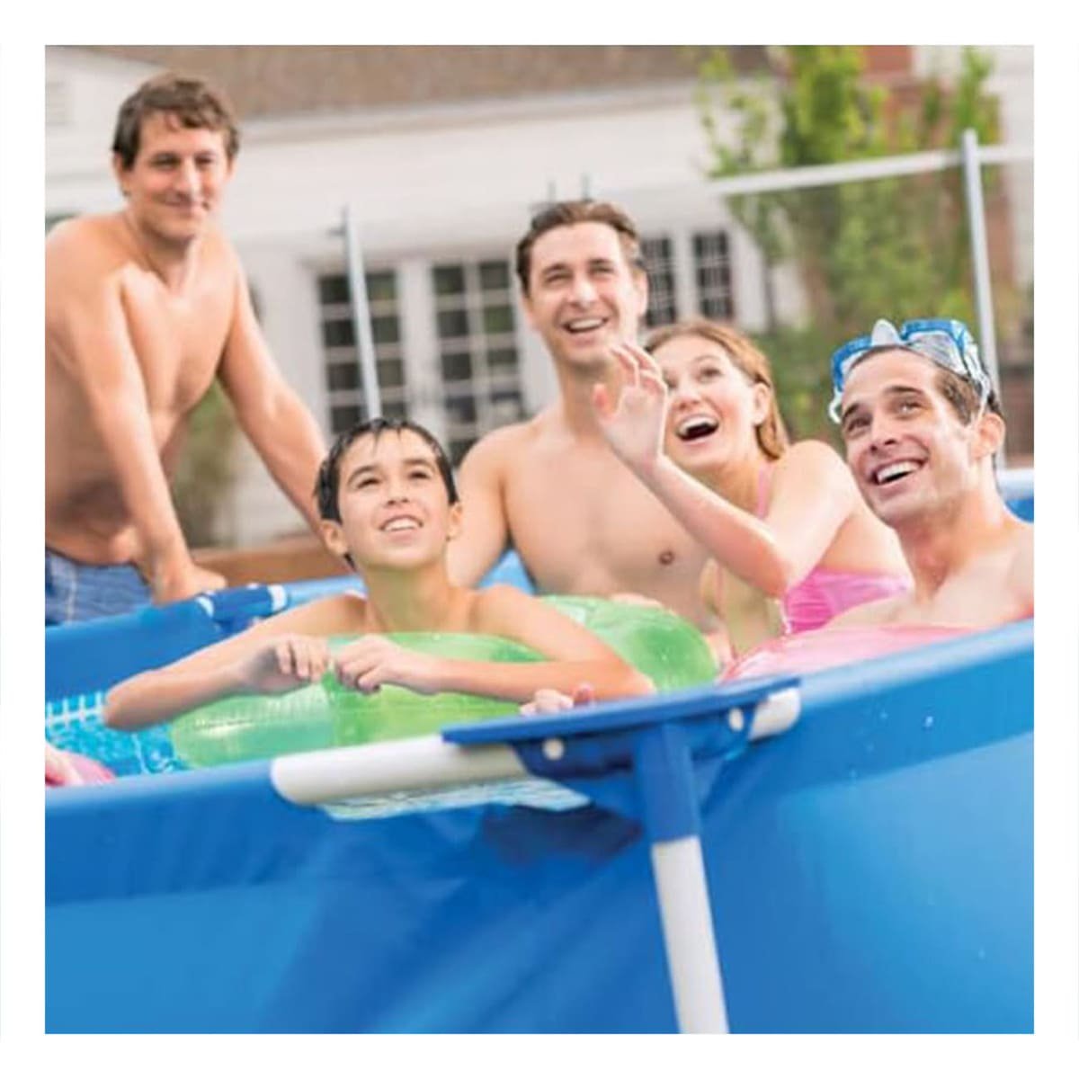 PACK2 TANQUE RECREATIVO RECTANGULAR PARANTE RESISTENTE 220X150X60 CM HOGAR Y+REGALO STICKER - 5