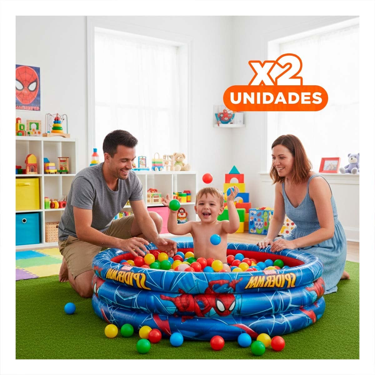 PACK2 BALNEARIO PARA PATIO Y HOGAR CON USO FAMILIAR Y+REGALO STICKER - 1