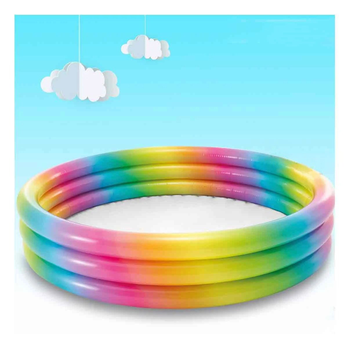 PACK4 CENTRO DE COLORES DE BOLAS 168 X 38 CM PARA NINOS EN HOGAR - 2