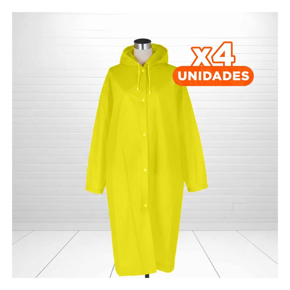 PACK4 ABRIGO IMPERMEABLE PARA USO URBANO Y EXTERIOR DIARIO - 1