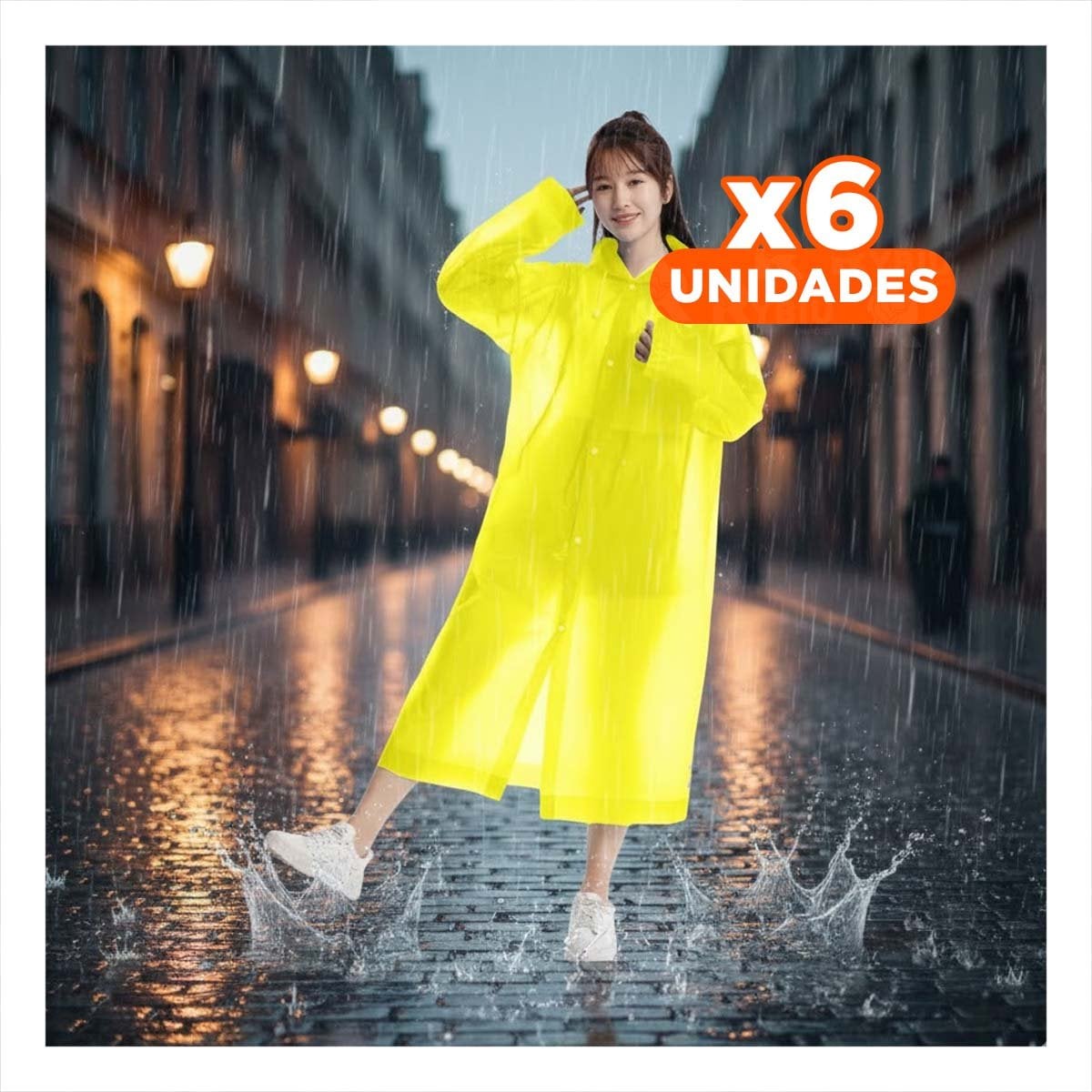 PACK6 IMPERMEABLE RESISTENTE PARA USO FRECUENTE Y+REGALO STICKER - 1