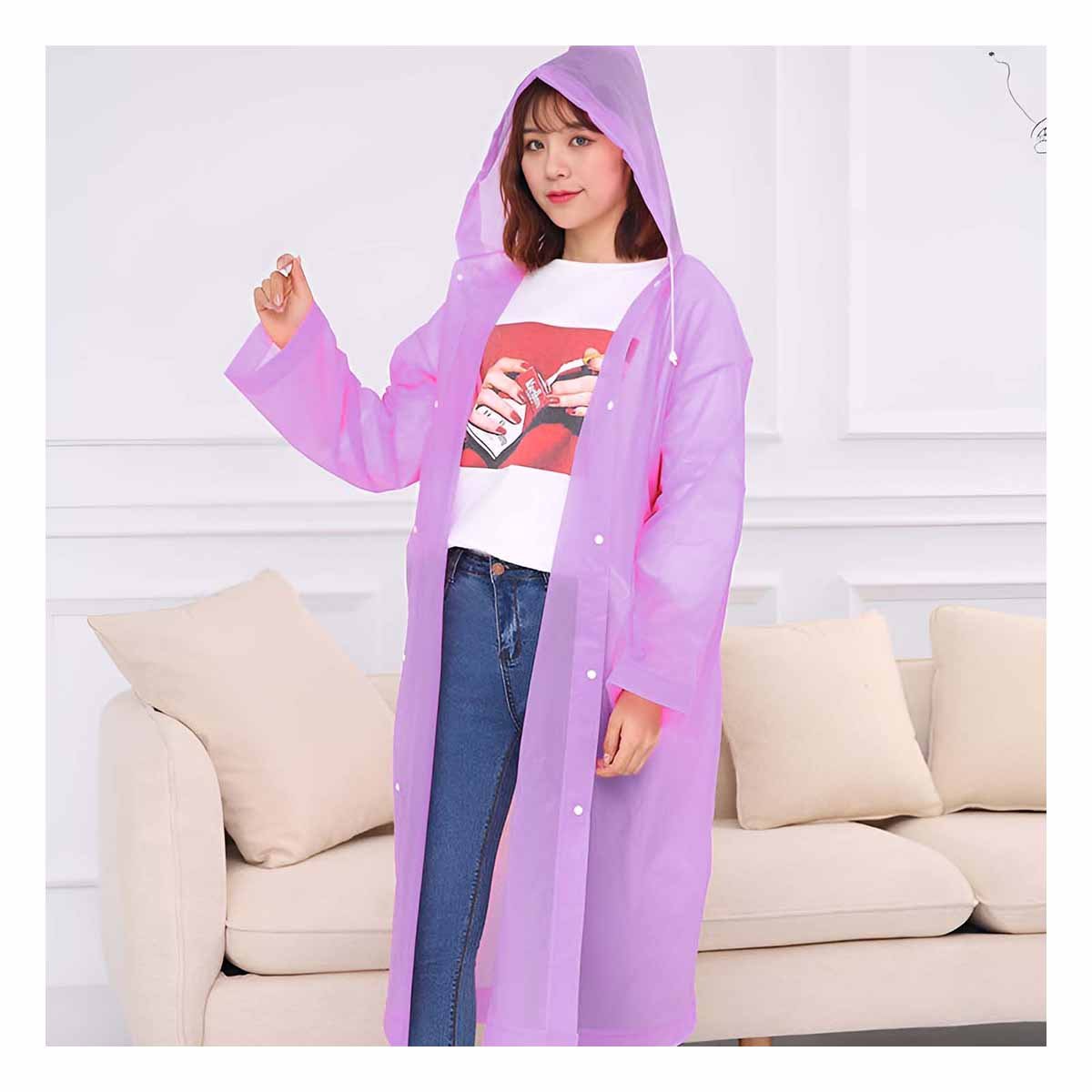 ABRIGO DE LLUVIA UNISEX PARA USO URBANO Y EXTERIOR Y+REGALO STICKER - 5